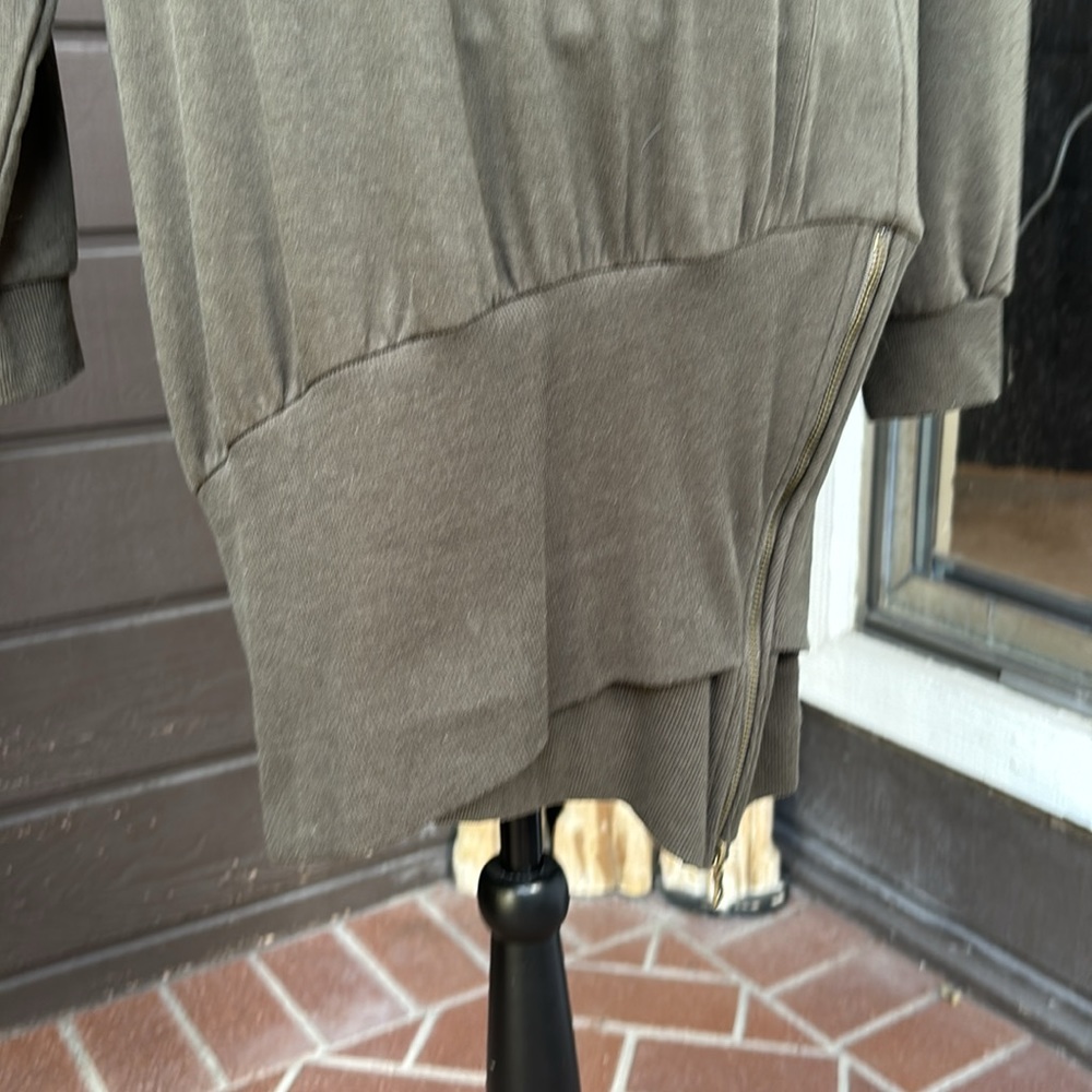 YF&B🆕Olive Asymmetrical Sweater Dress - Picture 7 of 12